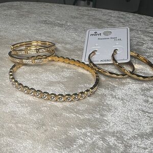 Gold and Silver Bracelet Collection for Tonya🥰